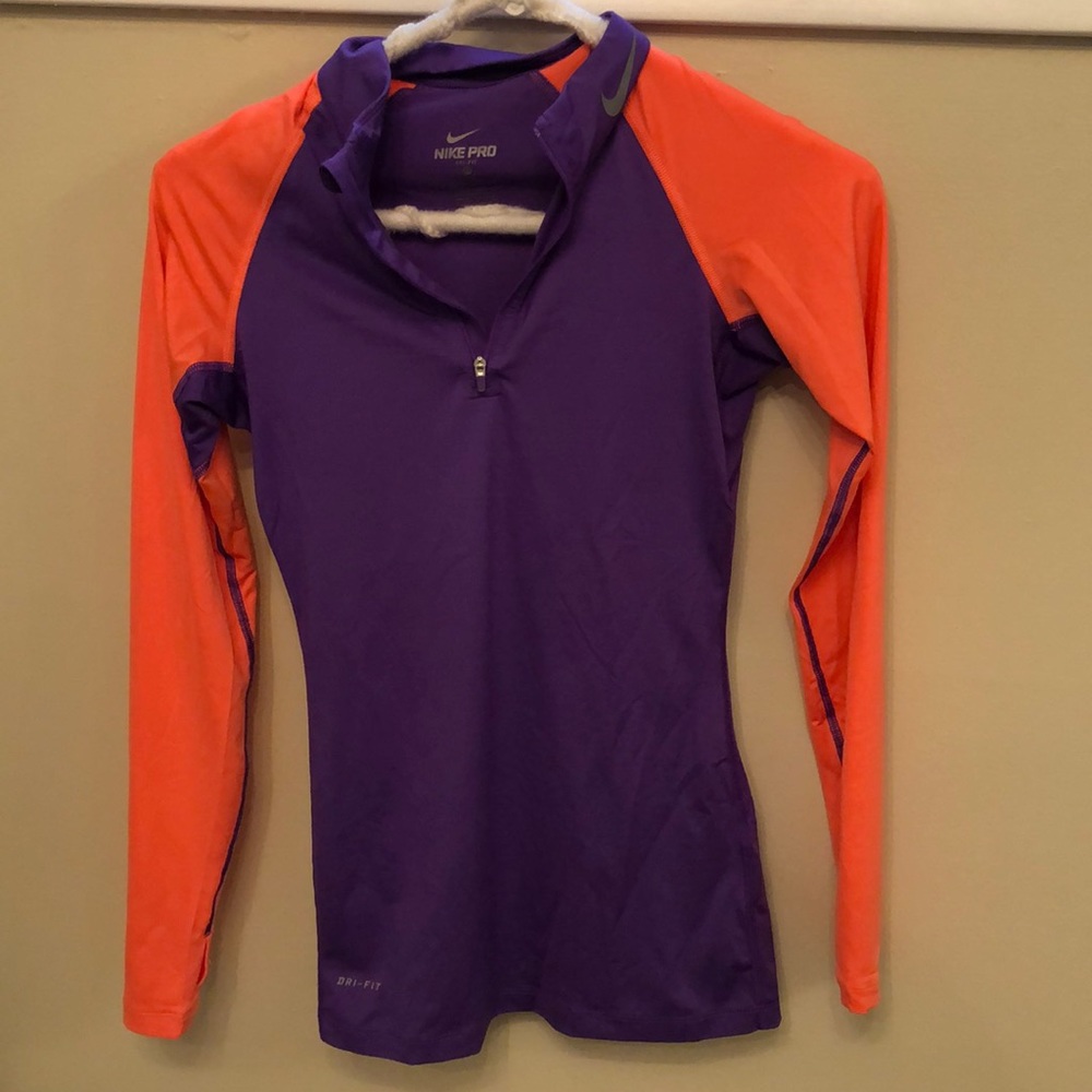 Nike Pro Dri Fitted Quarter Zip Top